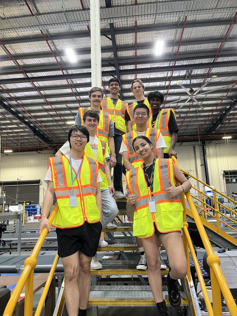 Amazon Brisbane Warehouse visit with Amazon ML & SDE Interns